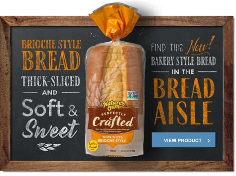 Perfectly Crafted Natures Own Bread Bread Soft Bakery Style