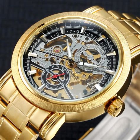 2017 Gold Watches Automatic Mechanical Watch Top Luxury Brand Men