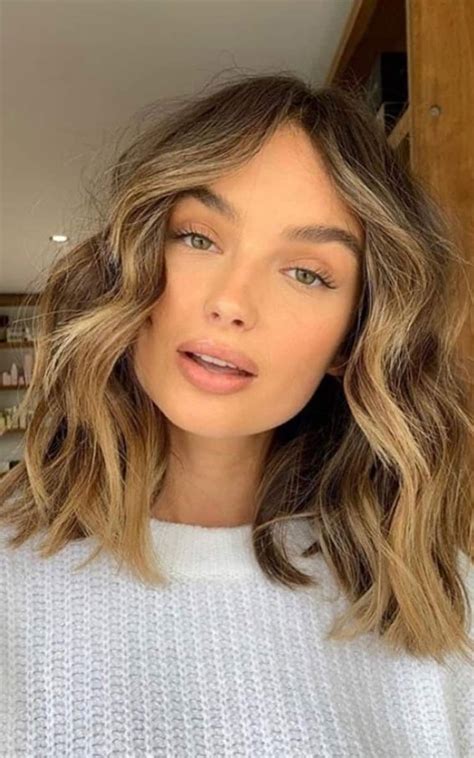 30 Stylish Shoulder Length Haircuts To Try Now Wavy Ombre Blonde Long