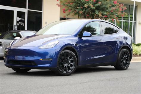 2021 Tesla Model Y Long Range Awd 2021 Tesla Model Y Deep Blue