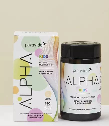 Alpha Kids Puravida Suplemento Multivitamínico Infantil Frete Grátis