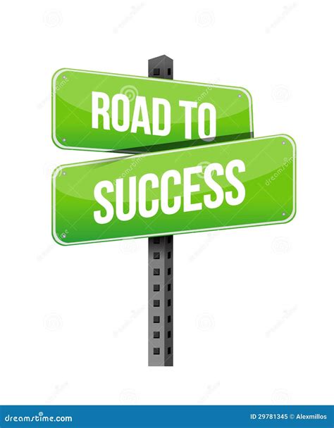 Road To Success Sign Stock Illustration Illustration Of Word 29781345