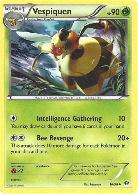 Valentine's day is a romantic holiday celebrated each year on february 14. Vespiquen 10/98 -- Ancient Origins Pokemon Card Review | PrimetimePokemon's Blog