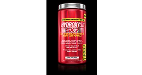 This fat burner supplement is manufactured by muscletech and marketed as an 'ultimate thermogenic.' Hydroxycut SX-7 100% Isolate Protein Plus Weight Loss Reviews