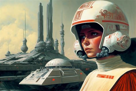 Star Wars In Soviet Sci Fi Style Rmidjourney