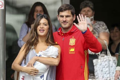 Iker casillas wife and spanish sports journalist, sara carbonero admits the spanish keeper is feeling much better. Spain goalkeeper Iker Casillas presents newborn son Lucas ...