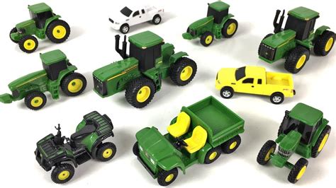 John Deere Farm Toy Set 20 Piece Playset With Tractors Trucks Farming