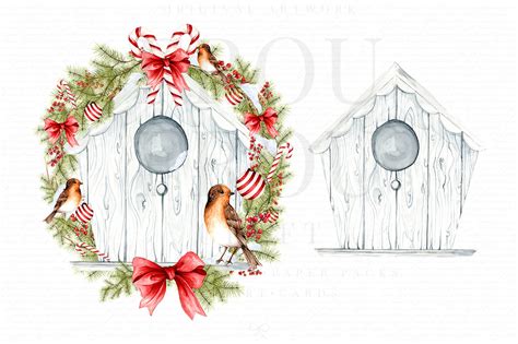 Birdhouse Clipart Winter Birdhouse Winter Transparent Free For