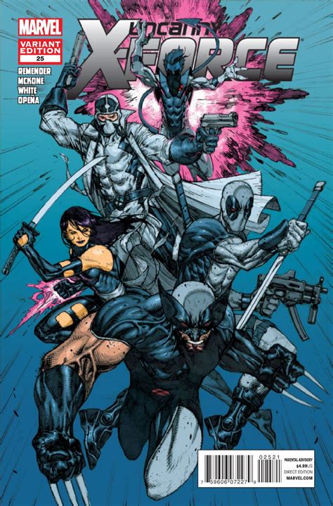 Uncanny X Force Feat Rare Cover Art By Stephen Platt Marvel Comics Marvel Comics