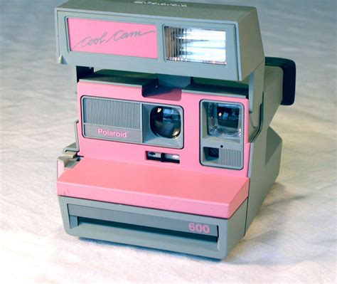 Polaroid Pink Cool Cam 600 Vintage Instant By Sunsetsidevintage
