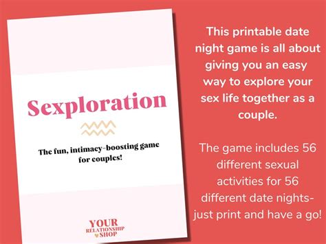 Intimacy Cards Couples Card Game Printable Sex Game Etsy