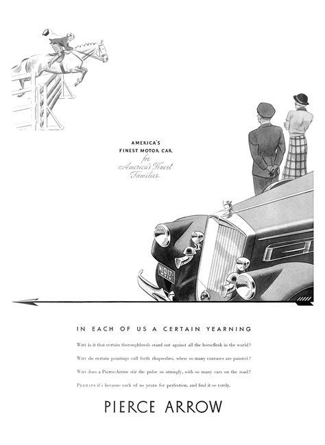 Pierce Arrow Advertising Campaign 1935 Blog