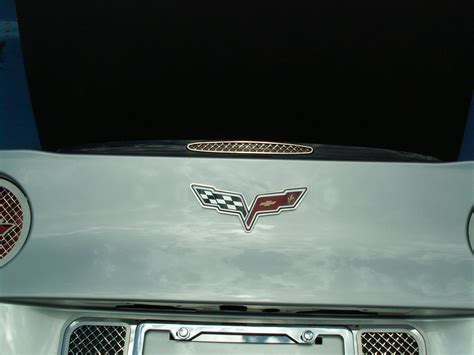 American Car Craft Corvette C6 Emblem Rings Polished 2pc 2005 2013 C6 All