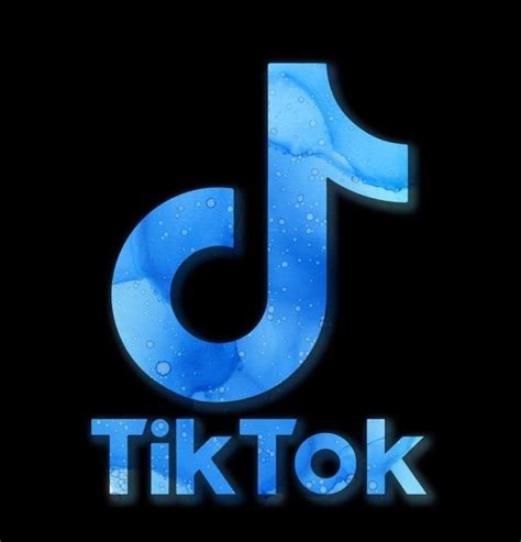 Tiktok logo w/ blue stuff :) | Snapchat logo, Tiktok logo, Wallpaper