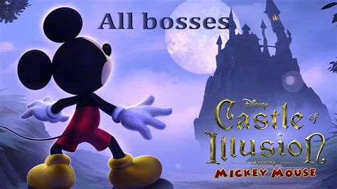 Mickey Mouse Castle Of Illusion Remastered All Bosses Youtube