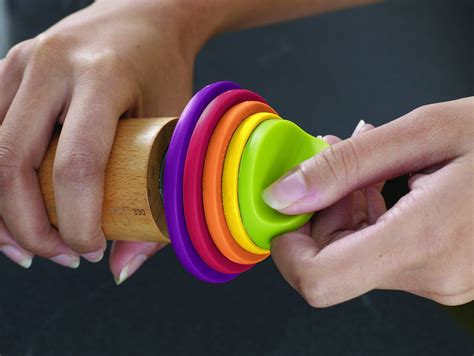 Joseph Joseph Adjustable Rolling Pin Multi Colour Kitchen