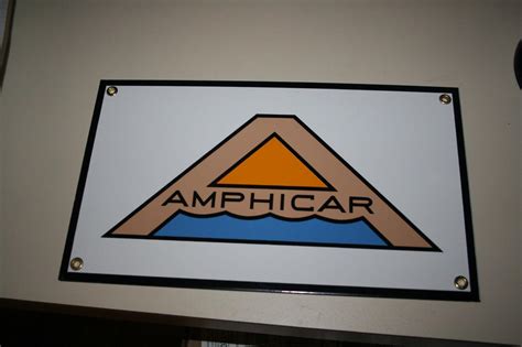 Amphicar Logo Porcelain Sign 1830907028