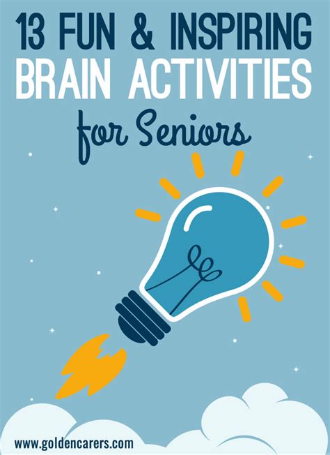 Games for old people are fun online games that improve the mental health and the memory of seniors and elderly people. 13 Fun Brain Activities for Seniors