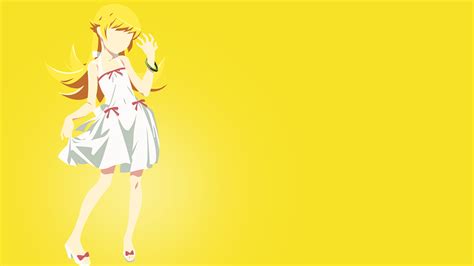How i did here was just using wiggle script on the position property. Wallpaper : illustration, blonde, long hair, Monogatari ...