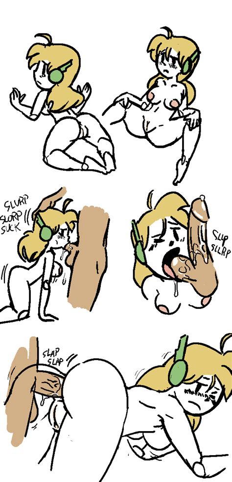 Xbooru Anal Anus Ass Blonde Hair Blush Breasts Cave Story Curly Brace