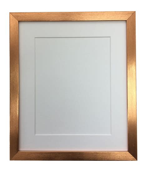 Bronze Photo Picture Frames 075 Inch With White Black Ivory Pink Or