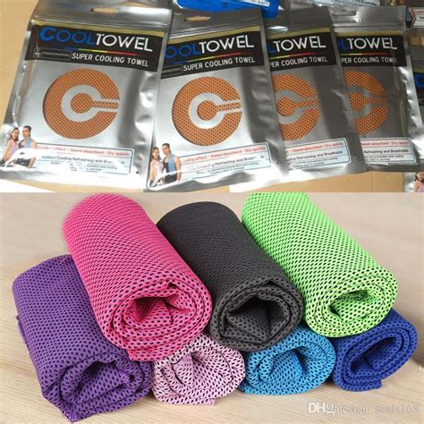 Double Layer Ice Cold Sports Towel For Summer Fitness Quick Dry Soft