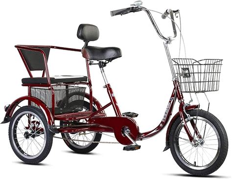 Adult Tricycle Three Wheel Bike Tricycle Adult With Basket Wheel Bikes For Adults Inch