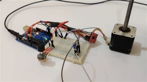 Controlling Nema Stepper Motor With Arduino And Potentiometer Youtube