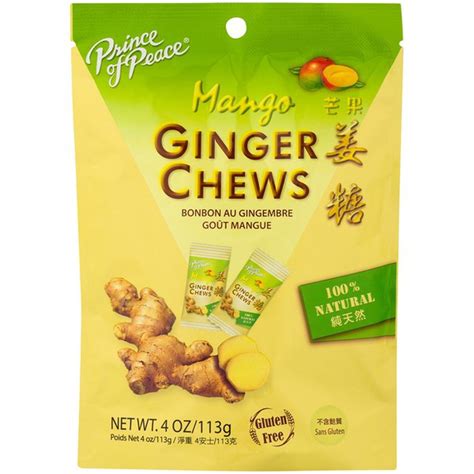Prince Of Peace Ginger Chews Mango 4 Oz Instacart