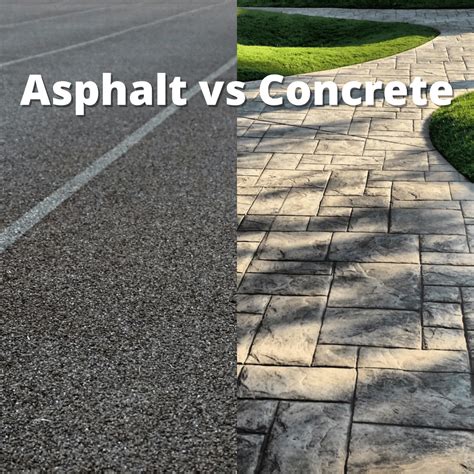 Asphalt Vs Concrete With Pros And Cons Pro Concrete Harrisonburg