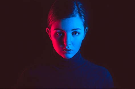 Photography Red And Blue On Behance Colour Gel Photography Neon