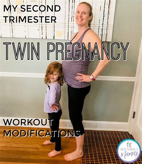 My Second Trimester Twin Pregnancy Workout Modifications Fit Bottomed