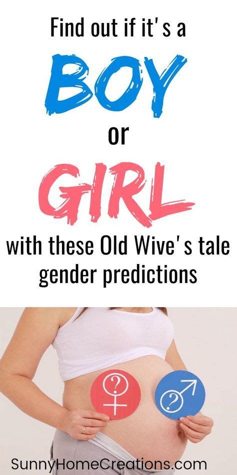 Old Wives Tales For Predicting Baby Gender Wives Tales Baby Gender