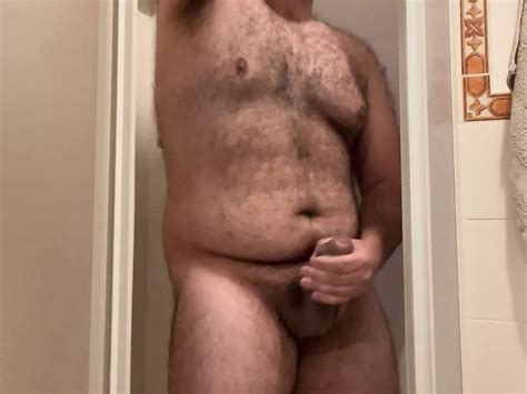 uncut bear cub shoots in the shower xhamster