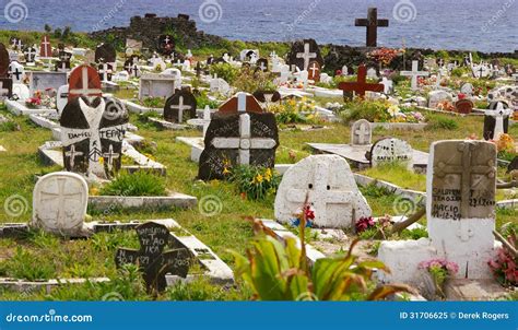 Easter Island Cemetery Editorial Image Image 31706625