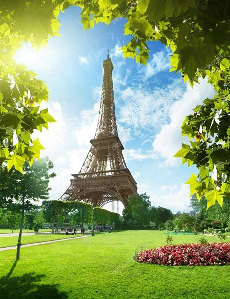 Eiffel Tower In Paris France — Stock Photo © Iakov 14167704