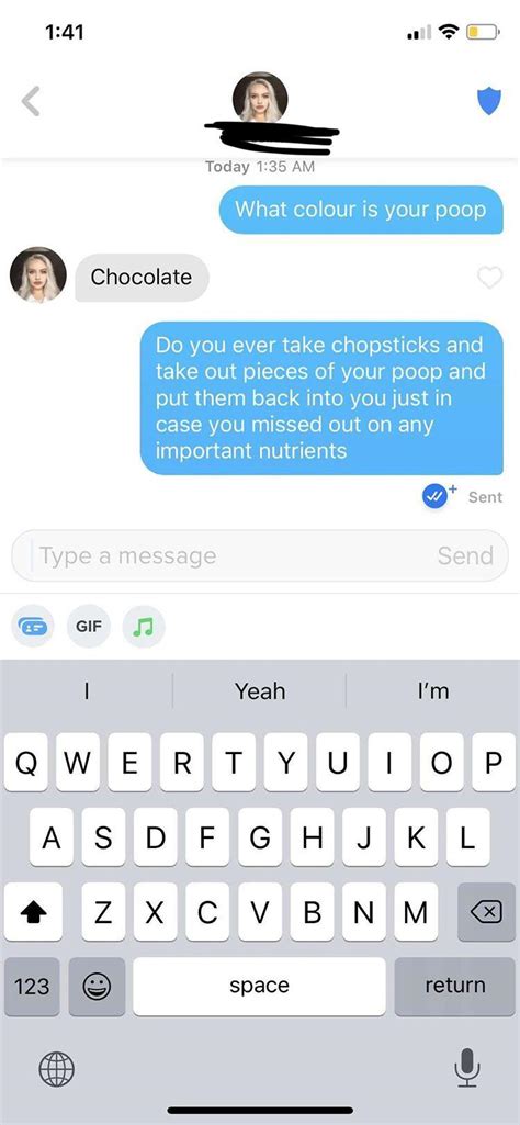 She Never Replied Tinder