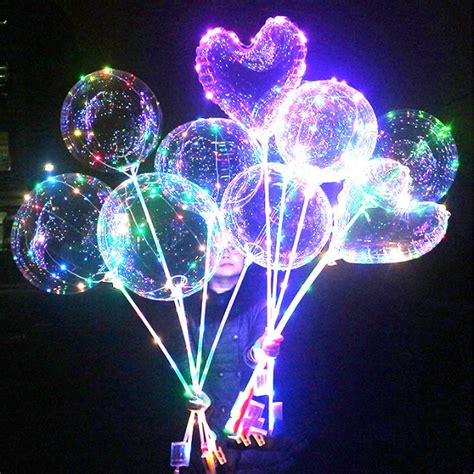 Led Clear Bobo Balloon Bubble Ballons With Led String Lights China