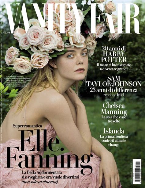 Elle Fanning Vanity Fair Magazine Italy June 2017 Issue Celebmafia