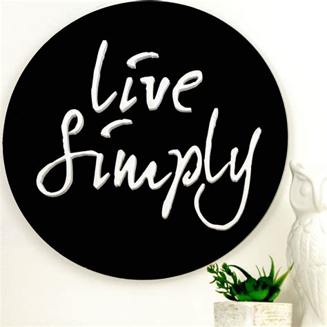 Inspirational Wood Sign Live Simply Motivational Wooden Sign Wooden