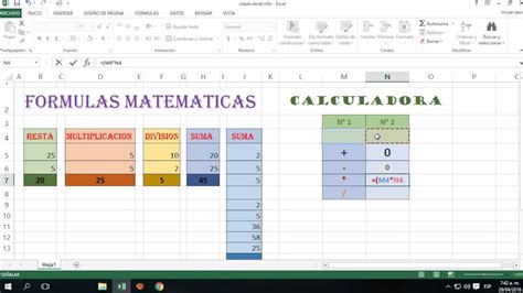 Calculadora Sencilla En Excel Youtube Hot Sex Picture