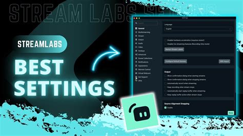 Best Streamlabs Settings For Streaming 2024 YouTube
