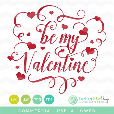 Be My Valentine 2 SVG File | Valentine svg files, Be my valentine