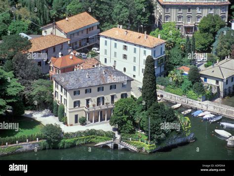 Villa Oleandra Laglio Comer See Lombardei Italien Stockfotografie Alamy