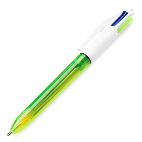 Bic 4 Colours Fluo Multi Ballpoint Pen Pen Store