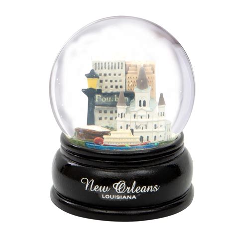 New Orleans Skyline Snow Globe 35 Inch