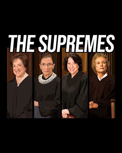 The Supremes Woman Supreme Court Justices Rbg Digital Art By Xuan Tien Luong