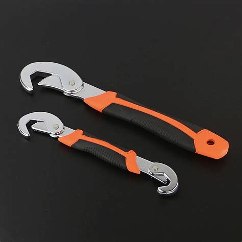 2pcs Universal Wrench 9 32mm Multi Function Quick Snap Grip Wrench