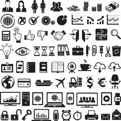 Business Icons Stock Illustration Download Image Now Istock