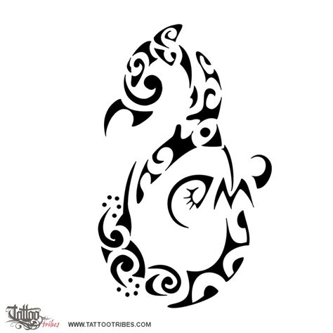 Oceano Vita Protezione Manaia Oceano Original Polynesian Tattoo Design